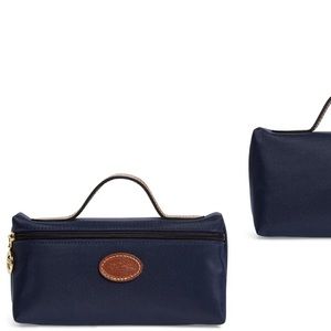 Navy Longchamp Pouch/Clutch